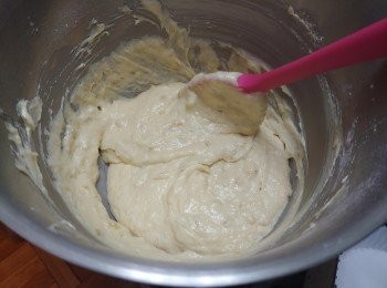 step7: 加入香蕉泥拌勻