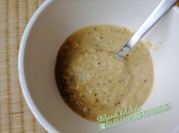 step2: 如想有口感，可於攪拌途中取一起一部份，然後繼續攪拌