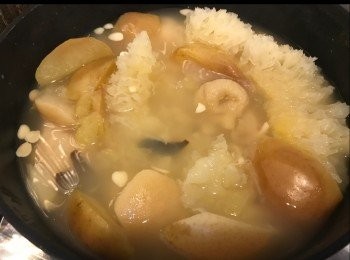 step6: 轉大火。加鹽調味。