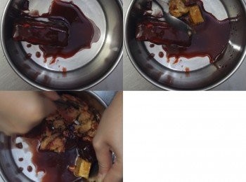 step1: 將南乳、腐乳壓爛