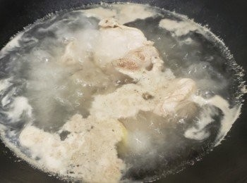 step3: 完全迫出血水後取出