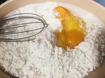 step1: 將所有材料拌勻，過篩