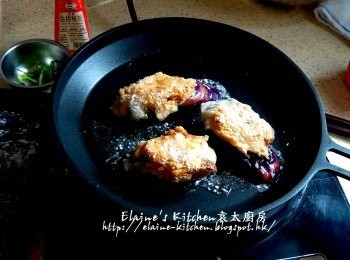 step8: 反轉煎至茄子熟透即可