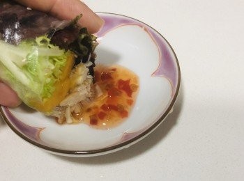 step6: 拌雞式甜酸醬享用