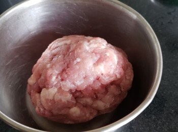step4: 免治豬肉