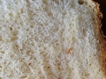 step3: 看到麵包裡有柚子肉