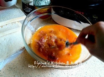 step4: 盛起放入蛋液內拌勻