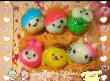 step11: 加上花心碎，味道好像雷沙湯圓 yummy