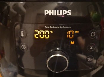 step4: 預熱Airfryer.