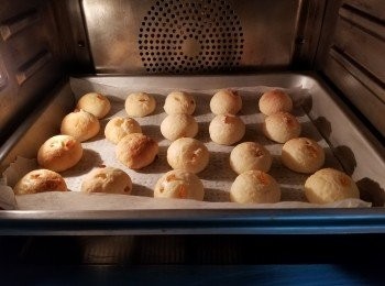 step9: 180度焗25-30分鐘至波波漲大，底部乾身無濕氣即可