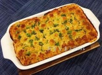 step16: 取出後，灑上一些切碎的巴西里葉。