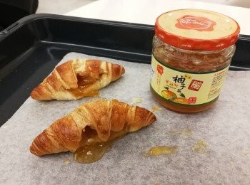 step5: 鑲入及塗上柚子茶，完成