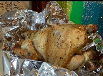 step4: 烤完用錫紙包起來燜15分鐘，更添美味。