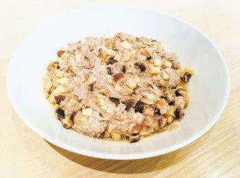 step4: 香口彈牙的冬菇馬蹄蒸肉餅完成了！