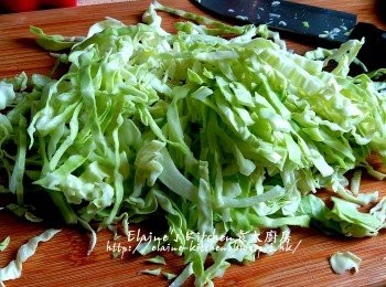 step3: 椰菜切絲