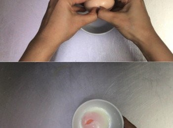 step2: 之後撈出來浸冷水備用