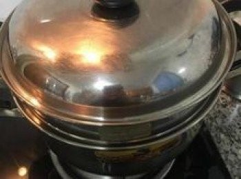 step8: 入蒸鍋蒸1小時後關火再燜30分鐘,