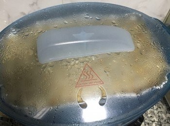 step12: 入蒸鍋蒸1個半小時；關火後燜30分鐘再取出；