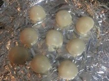 step15: 按步就班的將10顆都包好芝麻餡；