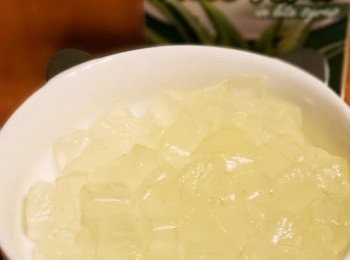 step3: 蘆薈隔去水分被用