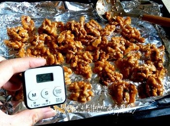 step9: 鋪平在錫紙上靜待5分鐘待涼即可