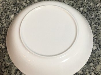 step17: 將盤子蓋在碗上；