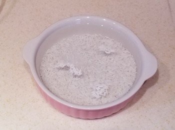 step1: 糯米用水浸一小時預用。