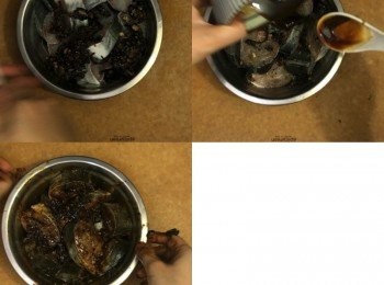 step6: 將切好的鱔魚加入醃料拌勻備用