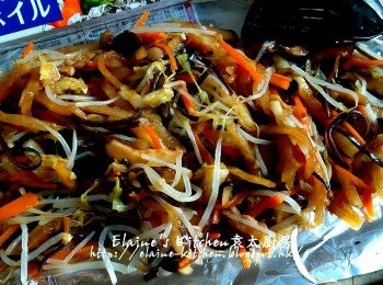 step7: 盛起放在錫紙上待涼20分鐘