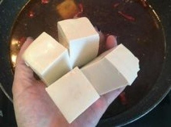 step4: 豆腐1切4，