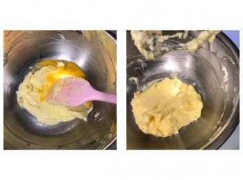 step3: 加入雞蛋打勻