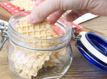 step6: 烘烤完成後放涼，即時放入保鮮盒。