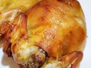 step4: 把雞從焗爐取出，略為放涼一會兒