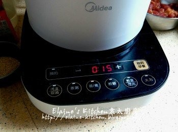 step4: 再將時間調至15分鐘煮至上海麵完全軟身