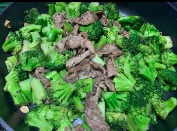 step4: 炒熟肥牛就食得啦！