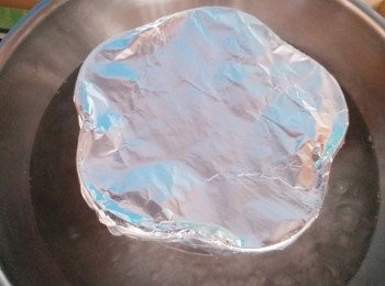 step4: 水滾包錫紙蒸9分鐘