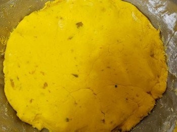 step4: 揉搓成粉糰