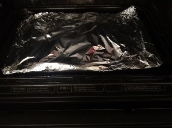 step6: 先用190度焗十二分鐘。