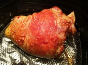 step5: 氣炸一小時後取出。（氣炸時間需目測，時間可加可減。）