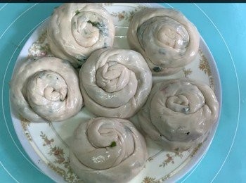 step5: 完成。擀成薄片去煎