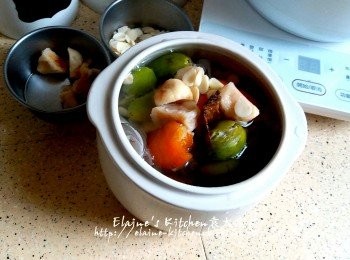 step7: 再加入熱果皮水至滿