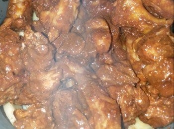 step5: 子薑面放鴨内