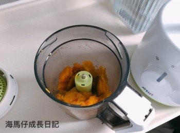 step3: 放入攪拌機加水攪成蓉