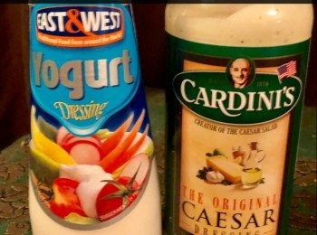 step6: 若需要可加上乳酪醬或凱撒沙拉醬。