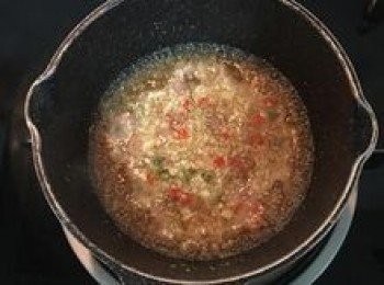 step6: 煮滾後倒入檸檬汁混勻；試味道微調。
