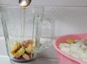 step9: 再加入梅子糖漿매실청