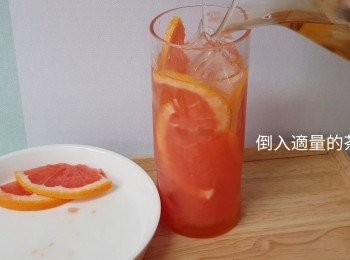 step9: 倒入適量的茶，
