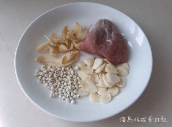 step1: 先將所有材料浸泡約半小時