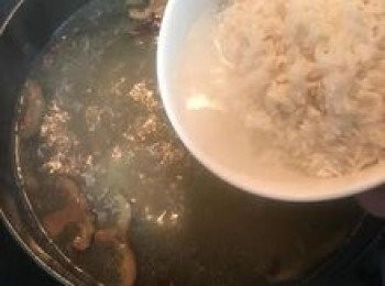 step10: 加入洗過的米，