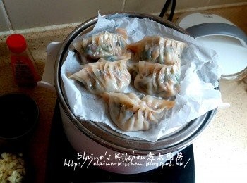 step13: 時間調至15分鐘再焗5分鐘至餃子熟透